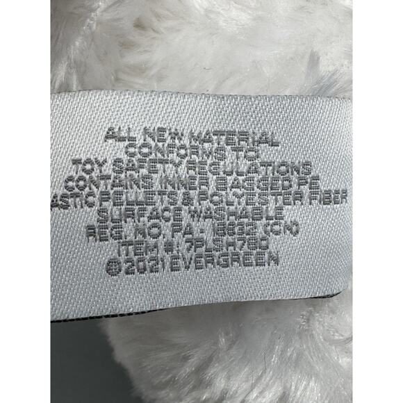 Evergreen Enterprises Pink White Cow Plush W/ Horns Stuffed Animal - Picture 9 of 11